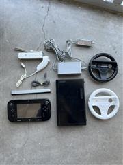 NINTENDO WII U BUNDLE HANDHELD CONSOLE WUP-101 W MOTION CONTROLLER, SENSOR